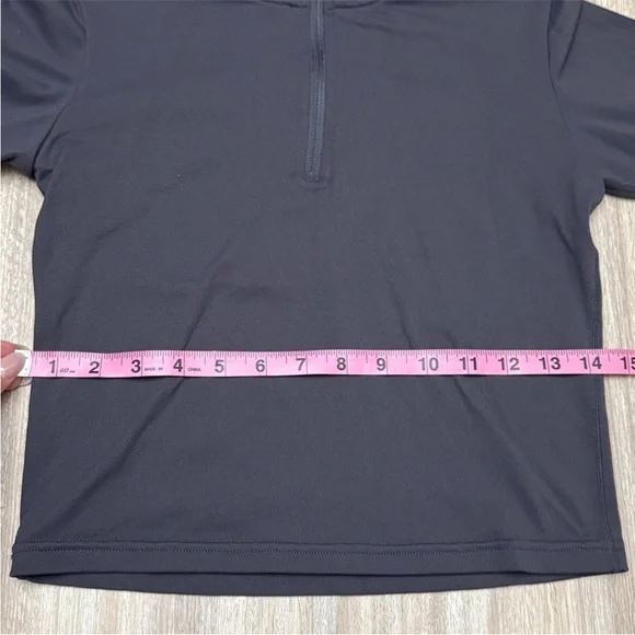 Paragon Fitwear quarter zip long sleeve jacket size medium in tan / taupe color - Picture 8 of 8